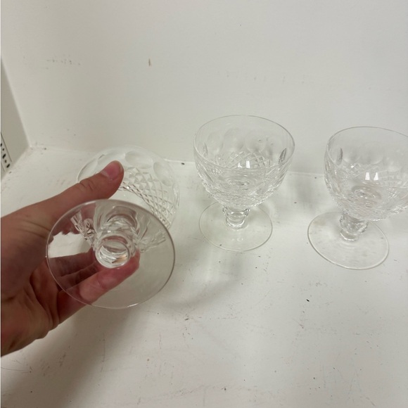 Waterford Colleen Glass Goblets Set of 3 - Picture 2 of 3